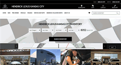 Desktop Screenshot of hendricklexuskansascity.com