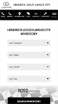 Mobile Screenshot of hendricklexuskansascity.com